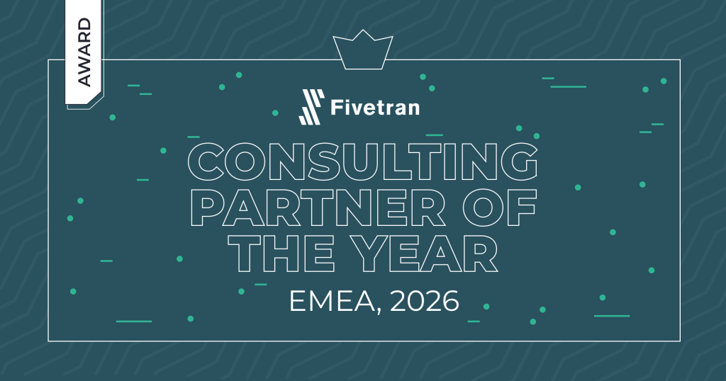 Infinite Lambda named Fivetran Consulting Partner of the Year for EMEA (2026)